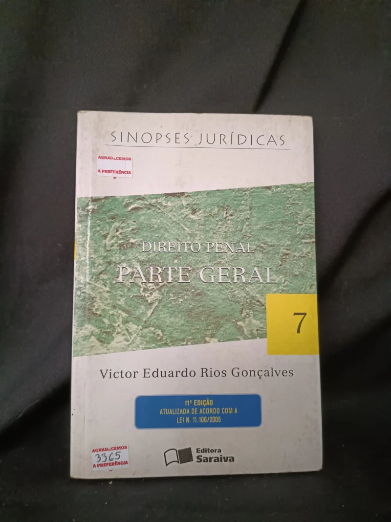 Sinopses Jurídicas - Parte Geral