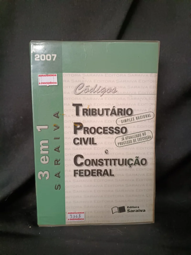 Códigos - Tributário, Processo Civil e Constituição Federal