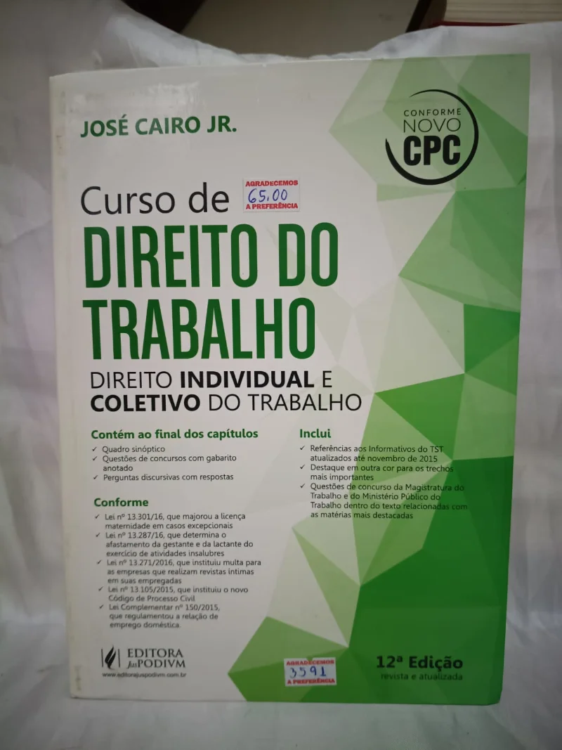 Curso de Direito do Trabalho