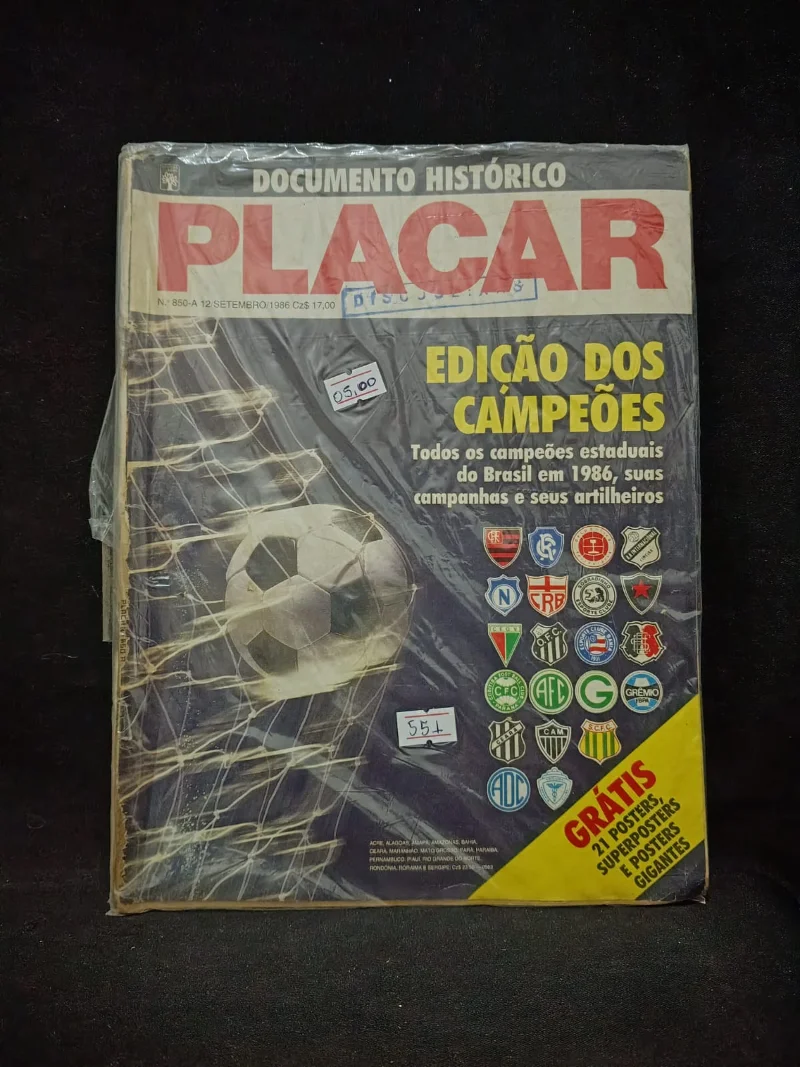 Revista Placar N° 850-A