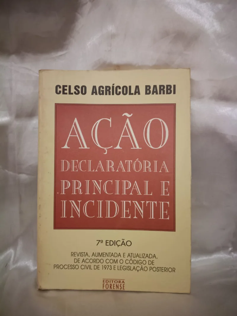Ação declaratória principal e incidente