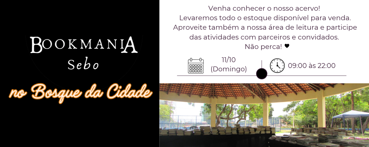 Cartaz de Feira do Livro no Bosque