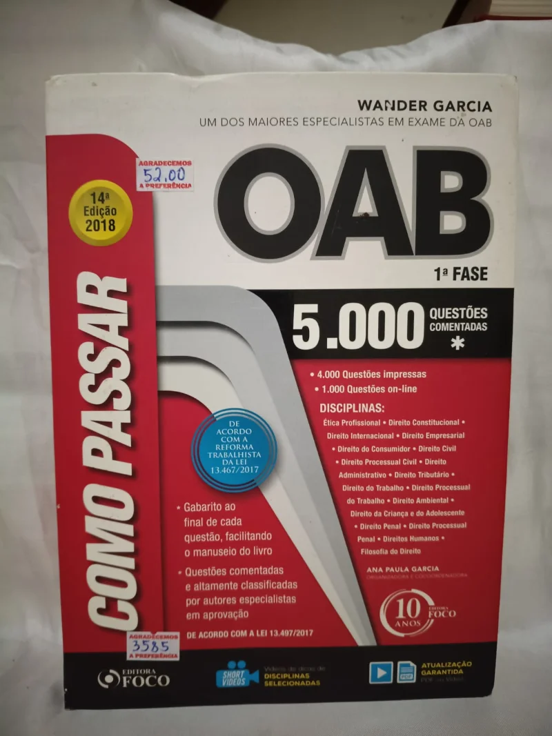 Como Passar OAB 1° Fase