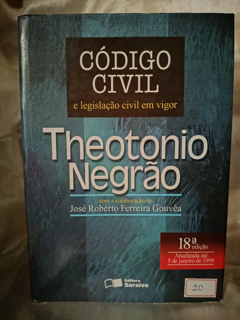 Código Civil e legislação em vigor