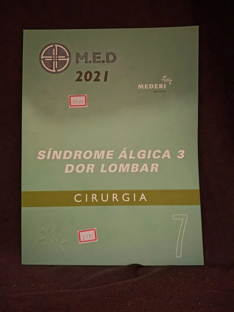 Cirurgia - Sindrome Algica 3 Dor Lombar - 7